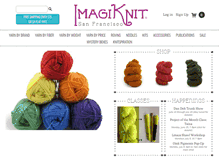 Tablet Screenshot of imagiknit.com